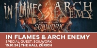 Holt Euch 2x2 Tickets für IN FLAMES, ARCH ENEMY und SOILWORK Zürich!