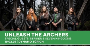 Hier gibt es 2x2 Eintritte für UNLEASH THE ARCHERS in Zürich