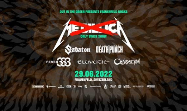 METALLICA werden heute am &quot;Out In The Green&quot; wegen Covid nicht auftreten!